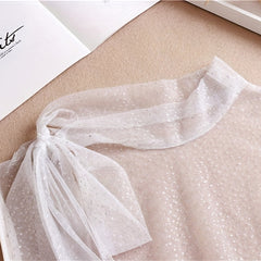Polyester Tie False Collar Half Shirt Style False Collar