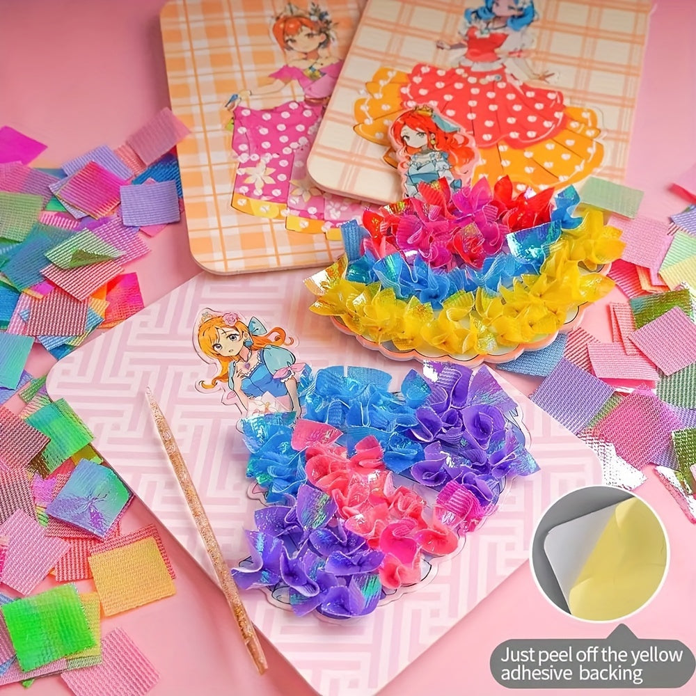 Princess Punch & Play Sticker Set for DIY Craft Room Decor
