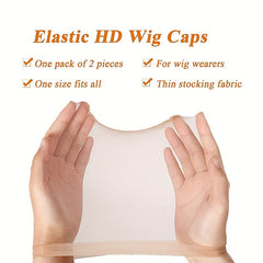 10pcs Ultra Thin Invisible Wig Caps for Lace Front Wigs & Accessories