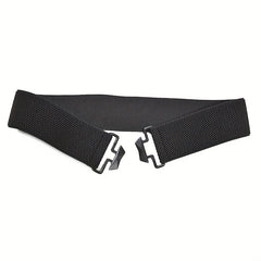 Leopard Print Wide Elastic Belt Vintage Belt for Women