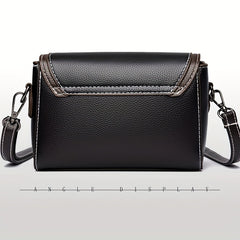 Minimalist Flap Crossbody Bag Vintage Shoulder Bag Women's Retro Handbag