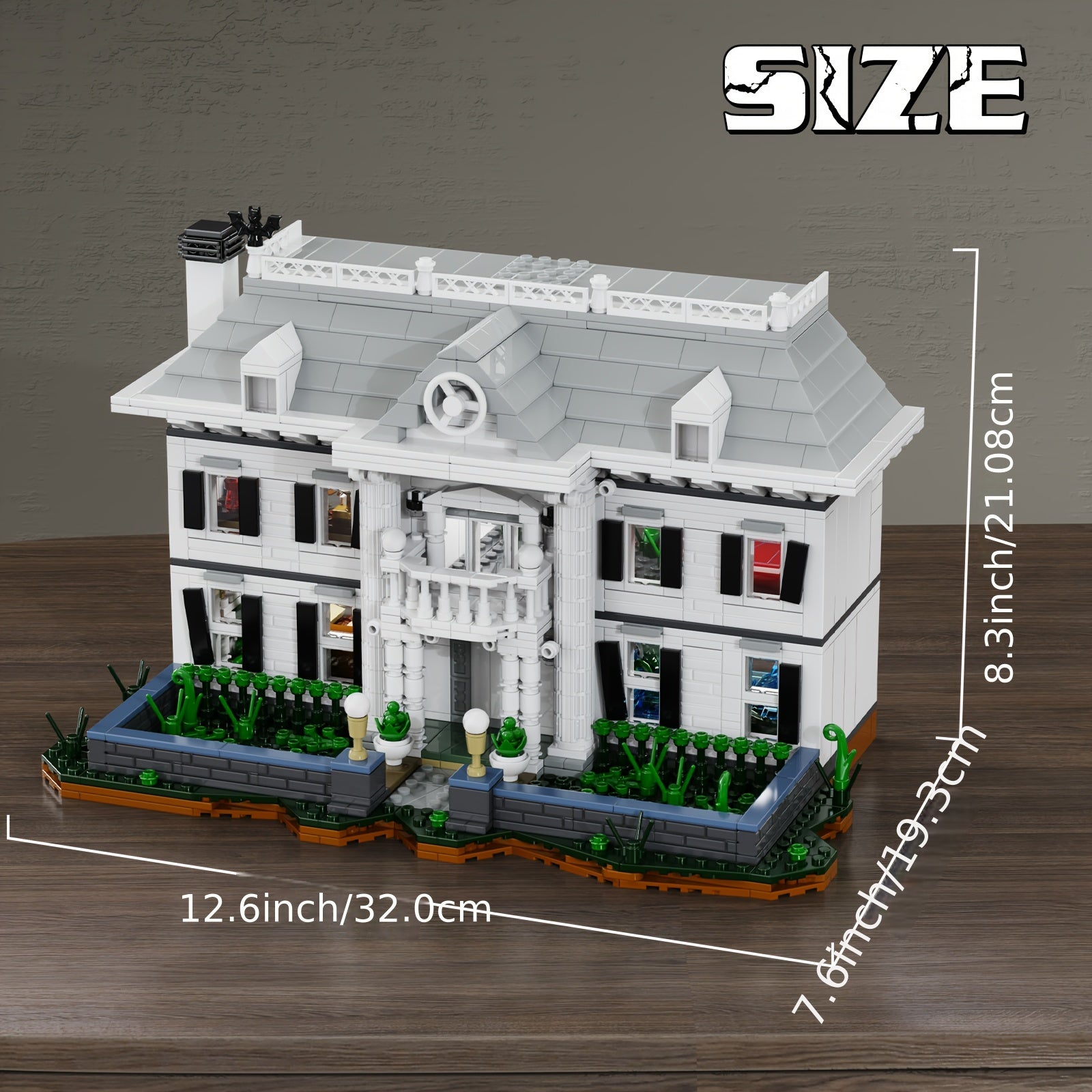 Film Architecture Brave Man House Building Blocks Set