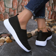 Women's Slip On Casual Sneakers Breathable Outdoor Shoes