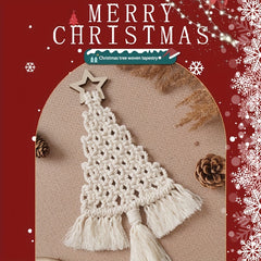 3pcs Christmas Tree Macrame Cords Kit DIY Arts And Crafts Decoration