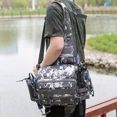 Multifunctional Shoulder Bag Messenger Bag Fishing Bait Hook Storage