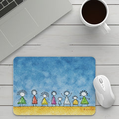 Cartoon Small Mouse Pad Thickened for Work Game Office Home