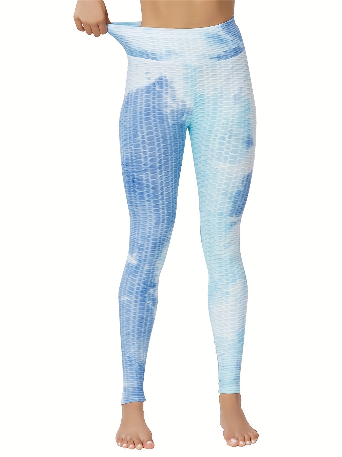 Tie Dye Yoga Leggings Women Fitness Running Gym Active Pants