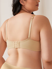  Women's Smooth Solid Push Up Daily Bra