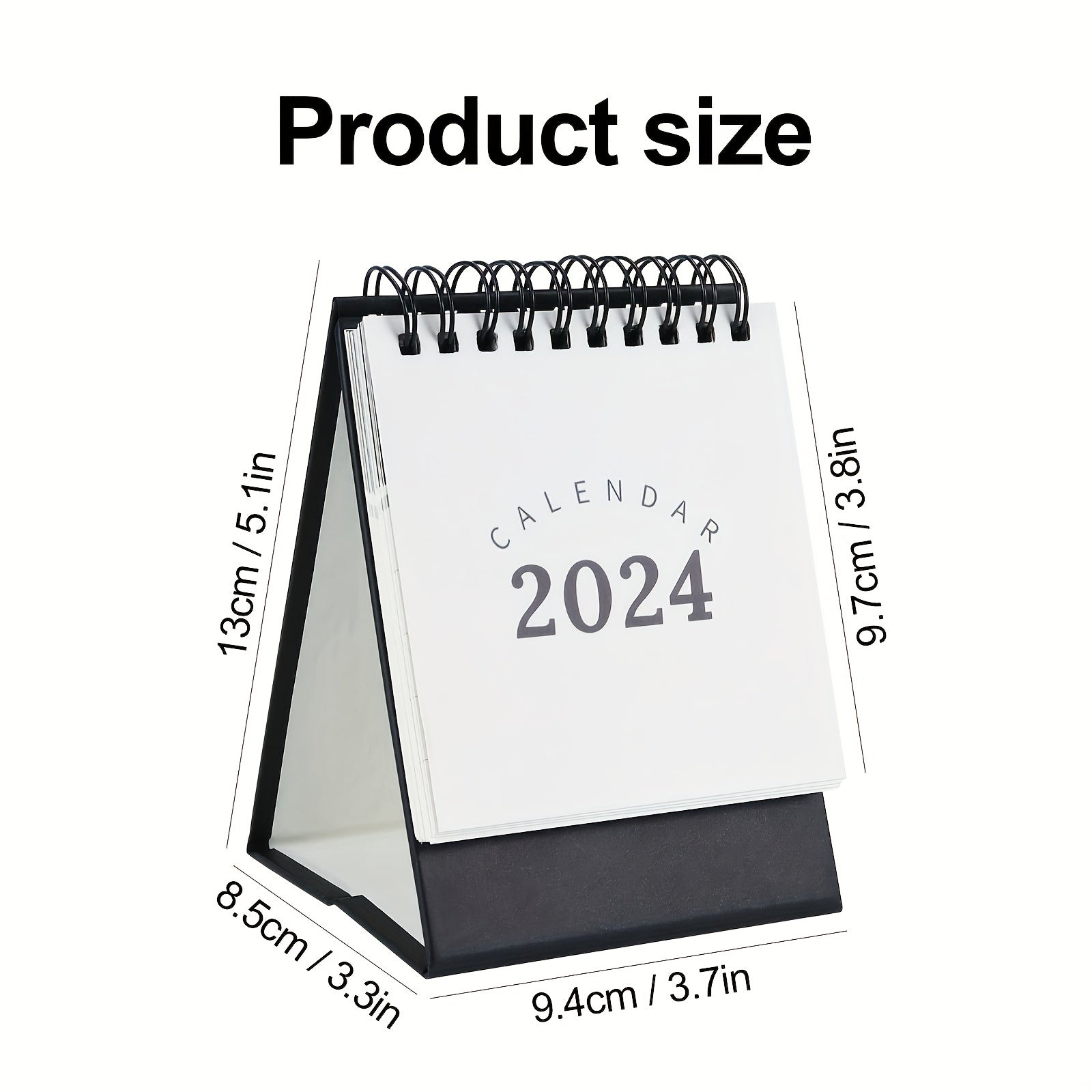 1pc Mini Desk Calendar - Minimalist Design