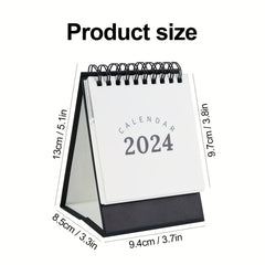 1pc Mini Desk Calendar - Minimalist Design