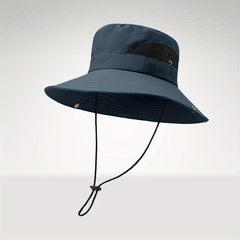 Summer Bucket Hat Breathable Large Brim Men Women