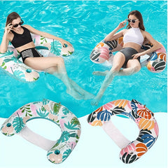 Inflatable Pool Float Chair - Floating Lounge Float for Swimming