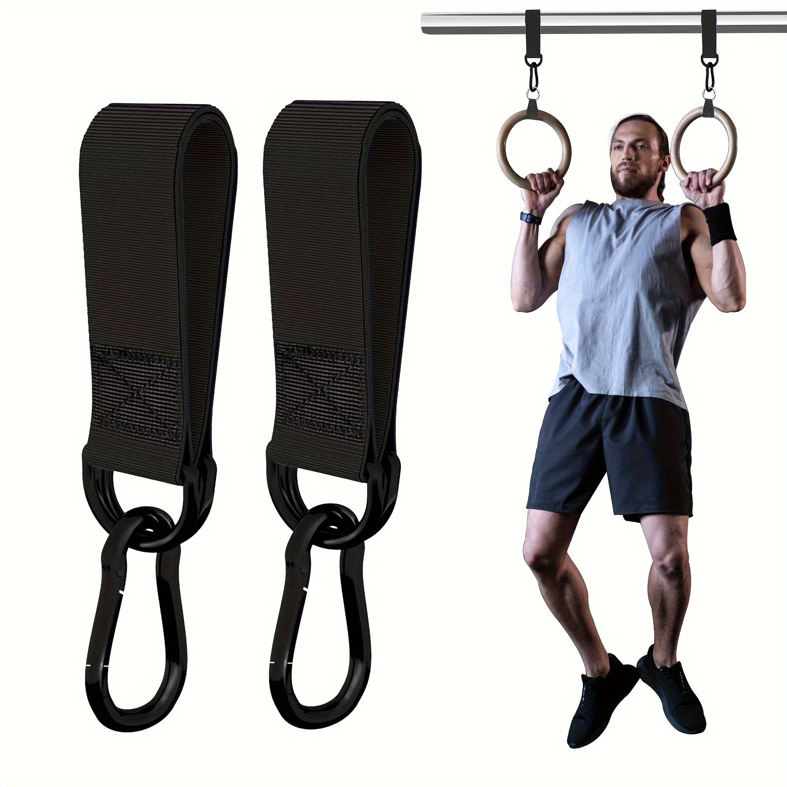2pcs Outdoor Hanging Straps for Camping Swings Sandbags