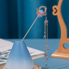 Ancient Style Headdress Hairpin Tassel Retro Women's Updo Hair Accessories