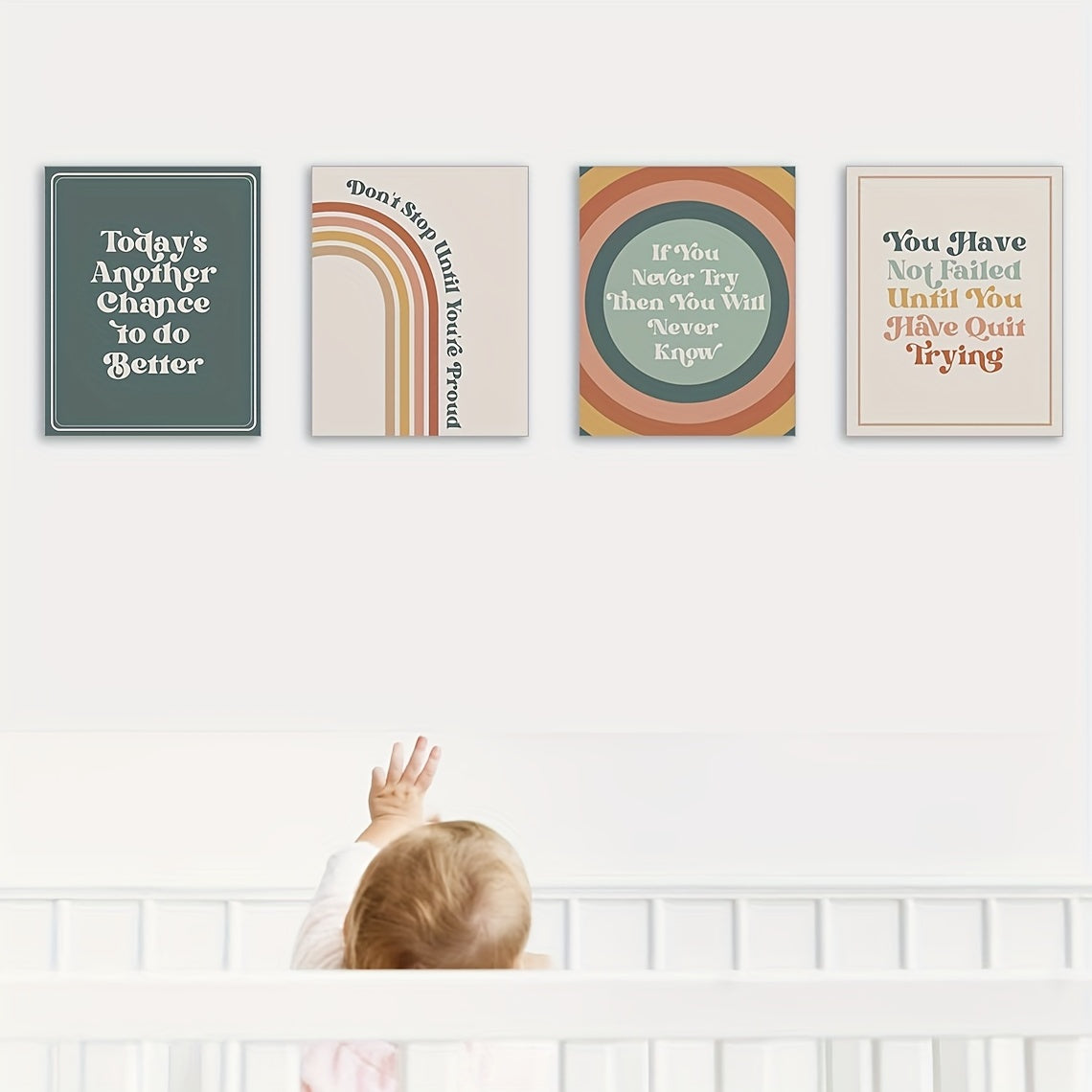 Boho Growth Mindset Classroom Quotes Poster Decor