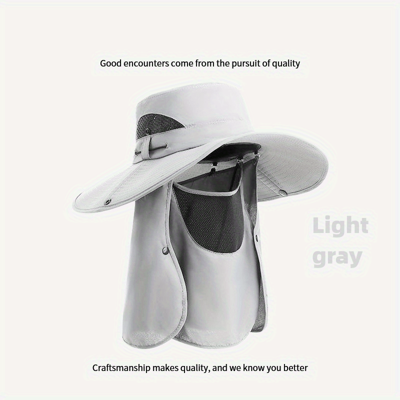 Summer 3-in-1 Fishing Sun Hat UV Protection
