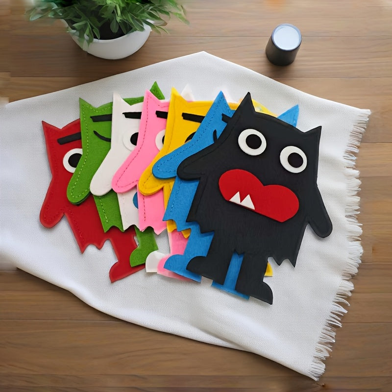Anxiety Monster Hand Puppet Book Emotional Recognition Toys