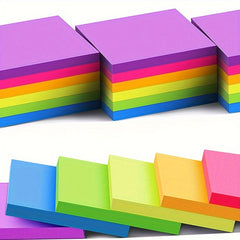 8 Packs Sticky Notes 3x3 Inches Colorful Adhesive 100 Sheets Book
