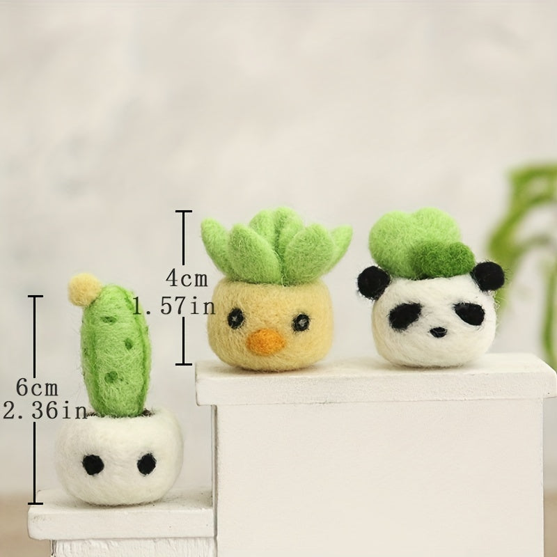 DIY Embroidery Wool Felt Craft Kit - Doll Toy Gift