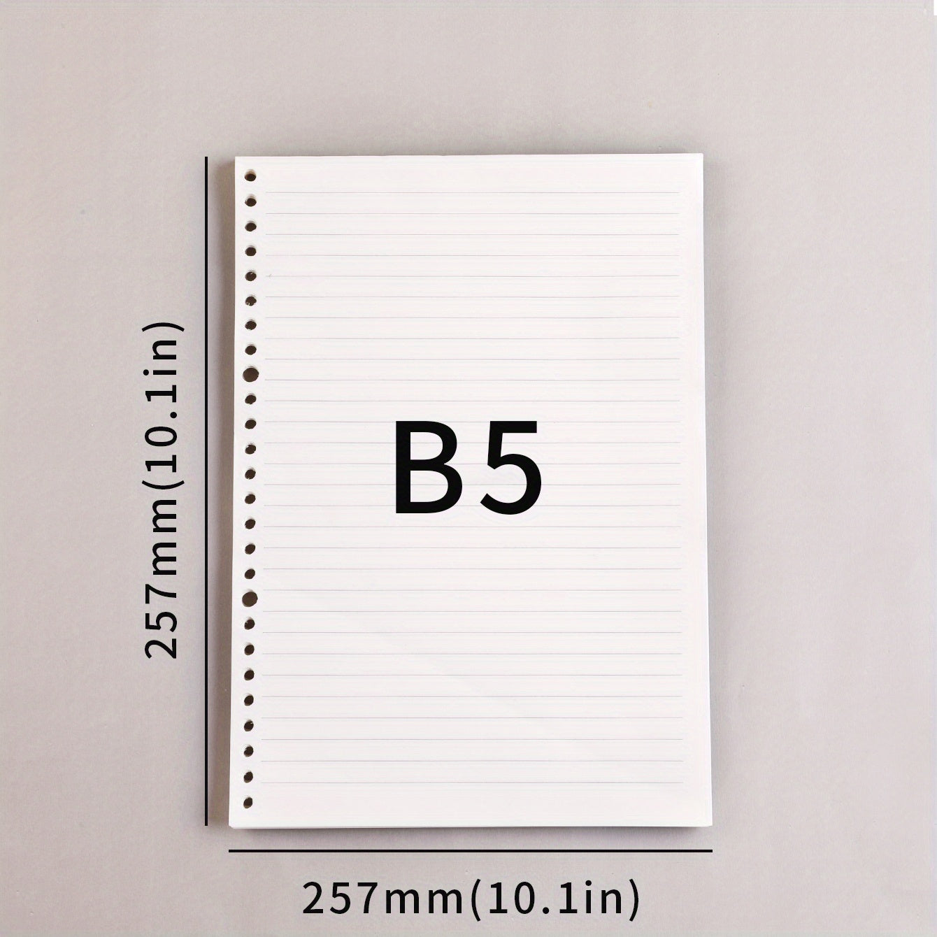 School Essential Sketchbook B5 Loose Leaf Paper A5 Spiral Notebook