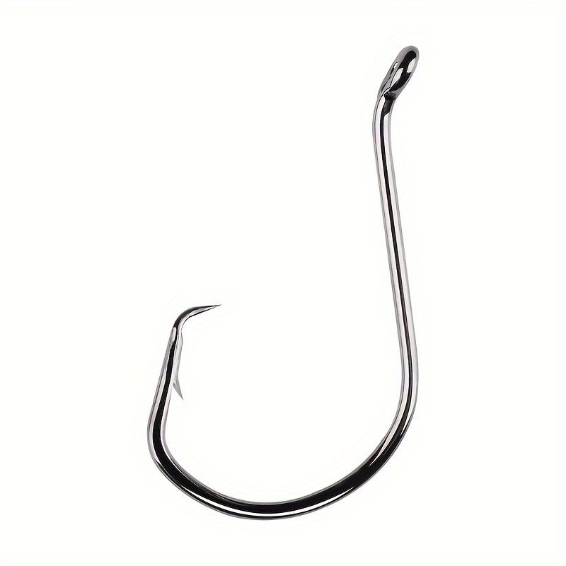 50pcs Octopus Hook Wide Gap Barbed Hook Eye Sea Fishing Tackle