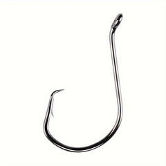 50pcs Octopus Hook Wide Gap Barbed Hook Eye Sea Fishing Tackle
