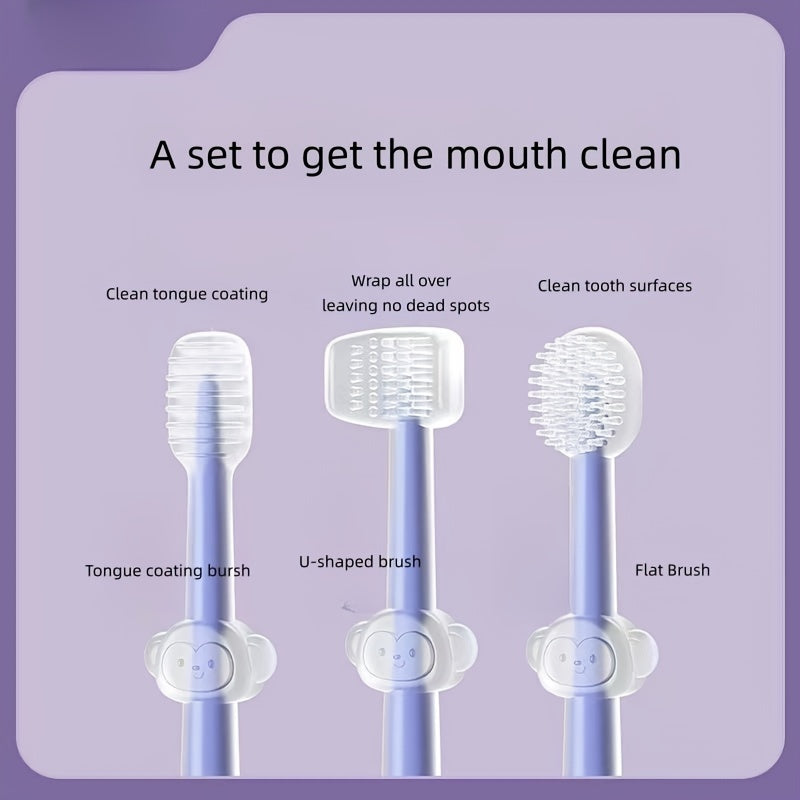 Kitten Pet Silicone Toothbrush Cat Brushing Dog Toothpaste