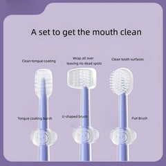 Kitten Pet Silicone Toothbrush Cat Brushing Dog Toothpaste