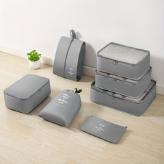7PCS Travel Luggage Storage Bags Lightweight Clothes Organizer Large Capacity