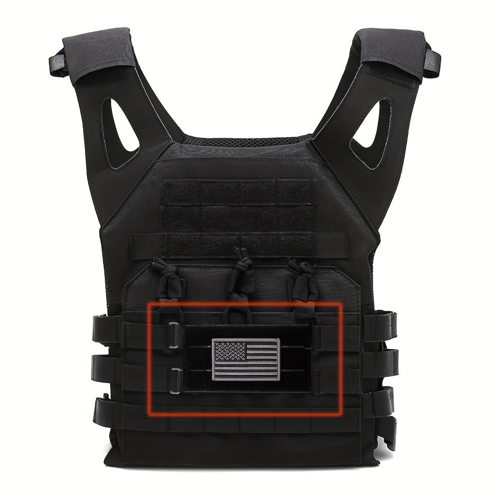 2pcs 15 24 Cm Tactical Nylon Molle Patch With US Flag Sticker