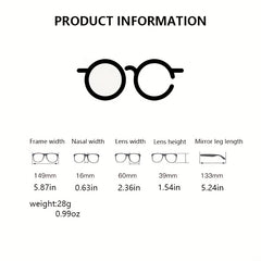 Rimless Rectangular Sunglasses Gradient Lens UV400