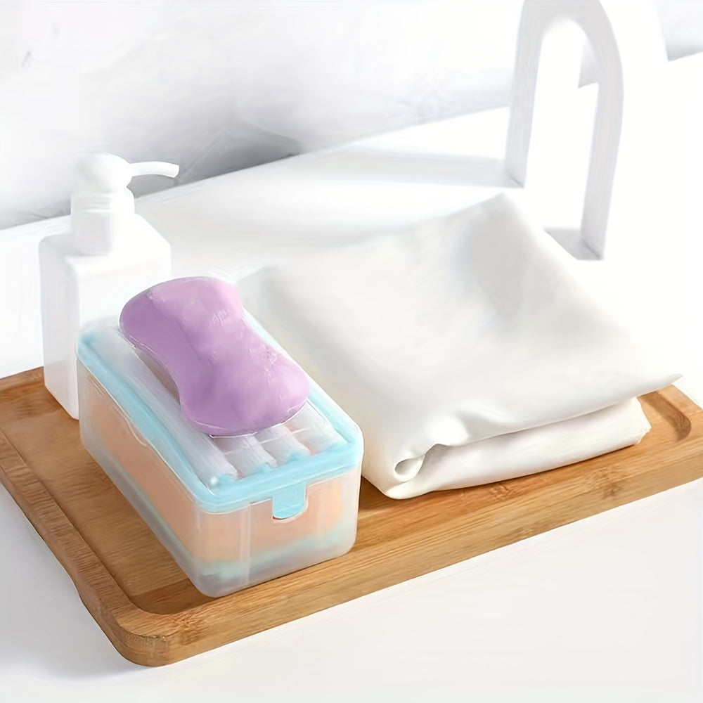 Scrub Hand Washing Soap Box with Drainage Storage