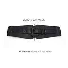 Women's Ultra Wide Belt Ladies Wide Girdle Elastic Waistband
