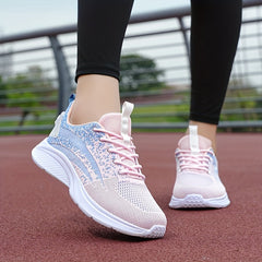 Women's Mesh Breathable Sports Shoes Lightweight Non slip Travel Shoes
