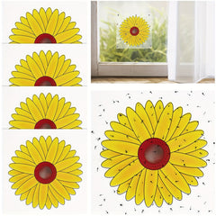36pcs Sunflower Window Fly Traps Indoor Sticky Insect Trap