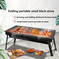 High-Legged Charcoal BBQ Stove with High Grill Rack