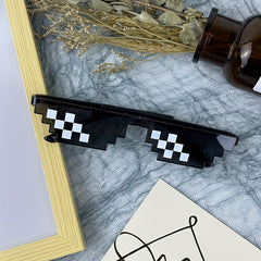 Funny Mosaic Sunglasses Men Women Party Decors Photo Props