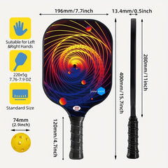 Panelsound Pickleball Paddles Set Lightweight Fiberglass Surface