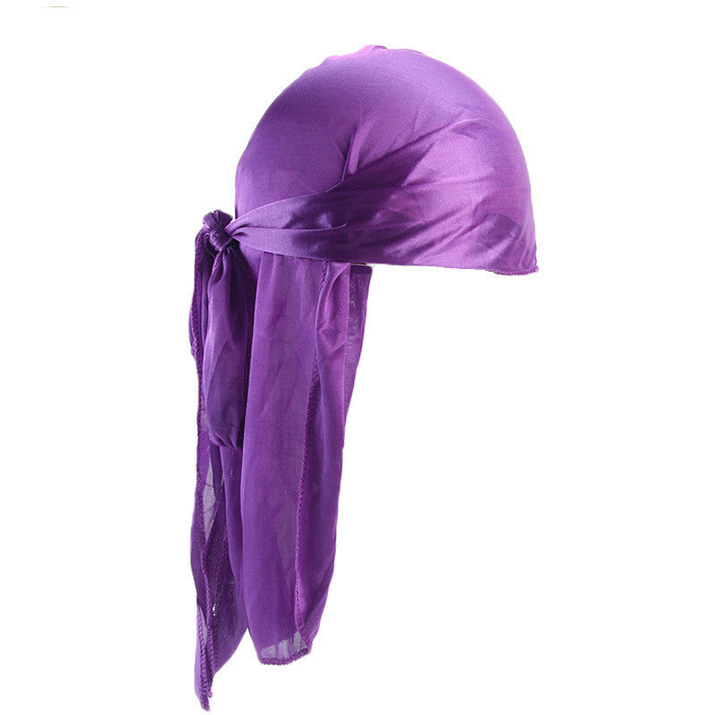 European/American Silk Turban Hat Cloak Hat