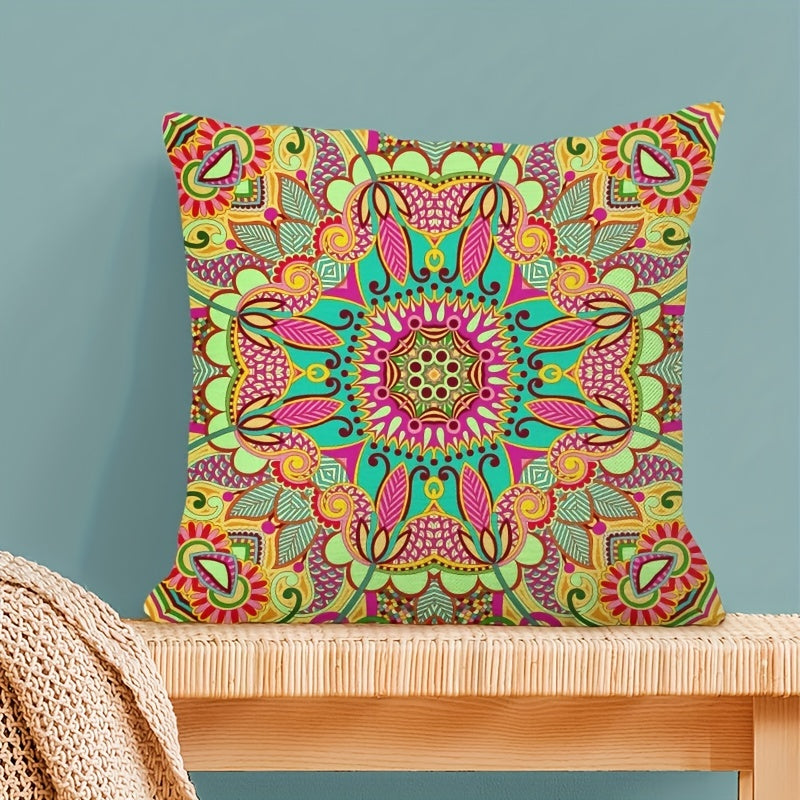 Bohemian Linen Cushion Cover Set - Nordic Geometric Sofa Pillow Case 45x45