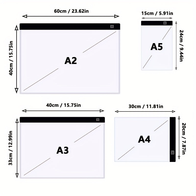 LED Light Pad DIY Diamond Painting Tool Kit 5D Diamond Paintings Wall Decals