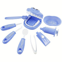9pcs Dental Toy Set for Pretend Play as Doctors and Nurses