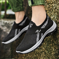 Men's Slip-On Walking Shoes Breathable Mesh Comfortable Sneakers