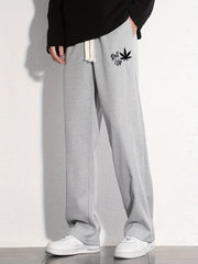 Graphic Print Men's Loose Sweatpants for Spring Fall