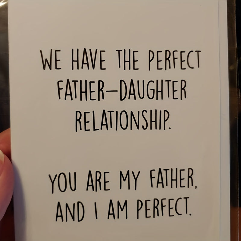 Father's Card Happy Father's Daughter Meaningful Father Card