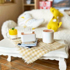 1:12 Dollhouse Tissue Box Set x2 Realistic Plastic Accessories for Home Decor