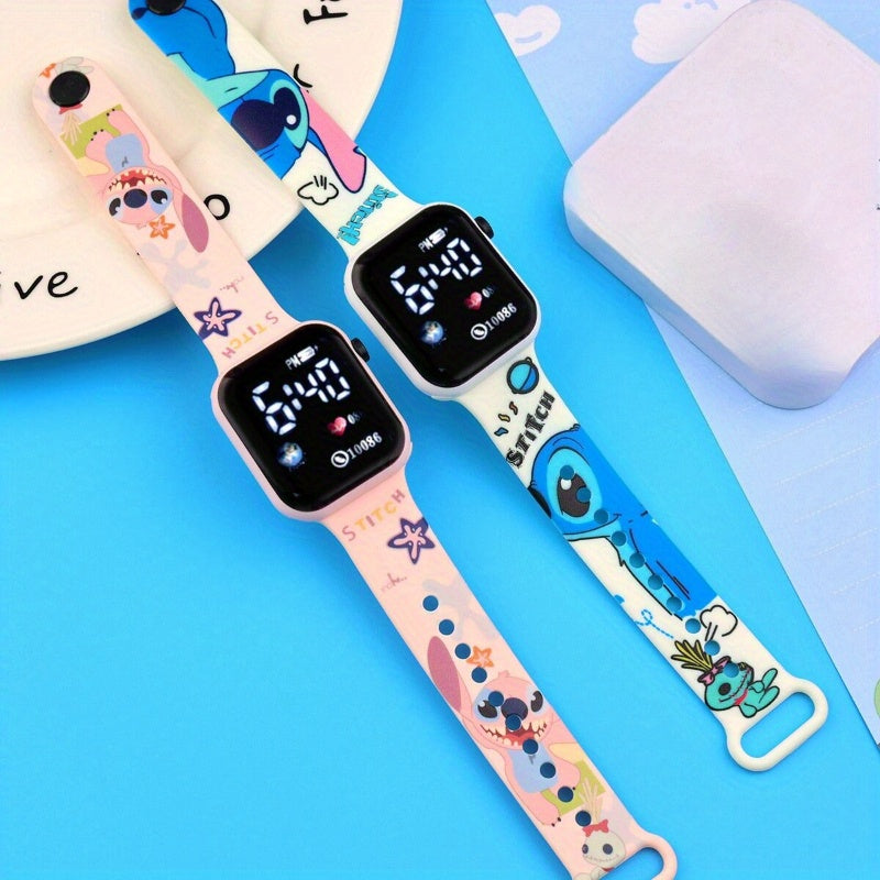 LED Stitch Watch - Luminous Display, Sleek and Stylish Wristwatch