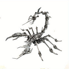 MOKR Scorpion King 3D Metal Jigsaw Puzzle DIY Educational Toy Animal Silver