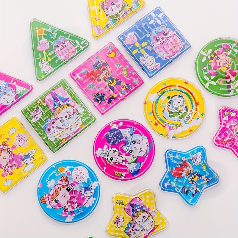 25pcs Random Cartoon Maze Toys Children Educational Toys
