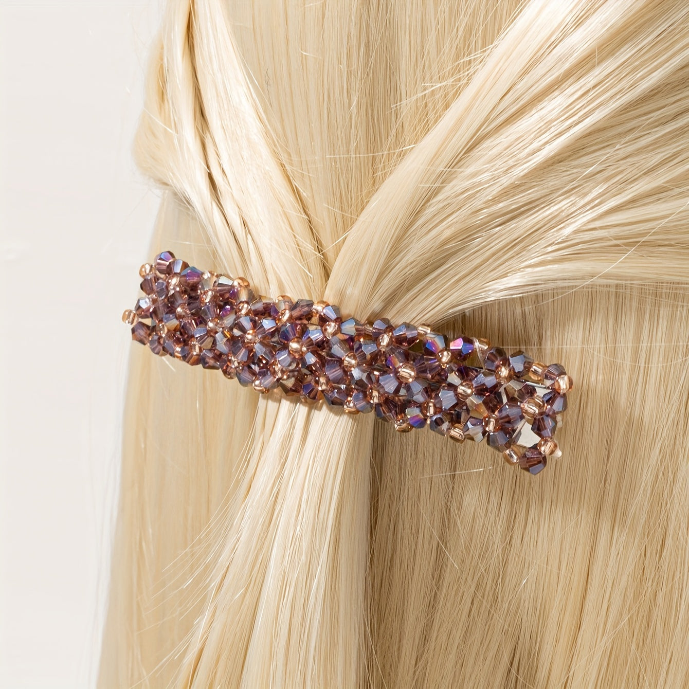 4pcs Rhinestone Decor Hair Clip Barrette Headwear